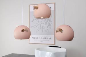 VENTURE DESIGN Tubbie taklampa - natur tr&auml och rosa j&aumlrn