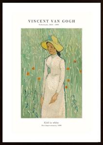 Gogh - Girl In White Poster