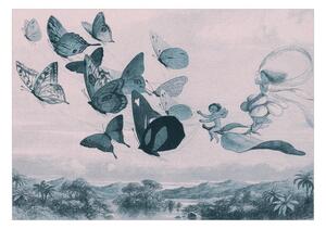 Fototapet - Butterflies and Fairy - 150x105