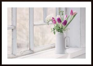 Bouquet In The Window Poster