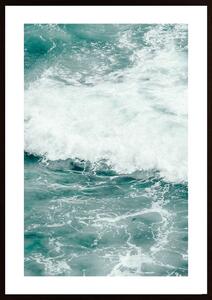 Blue Green Water Poster