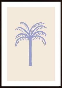 Lilac Palm Poster