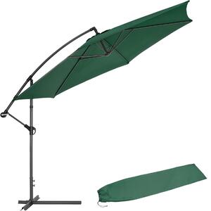 Tectake 400623 parasoll 350 cm - grön