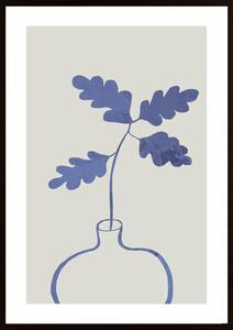 Blue Oak Plant Poster