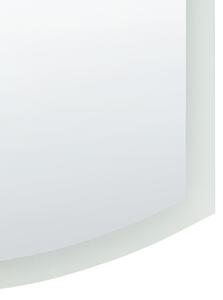 Upphängd Oval LED-spegel ø 78 cm Modern Nutida Badrumsspegel Väggmonterad Smink Sovrum Beliani