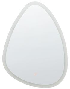 Upphängd LED-spegel ø 78 cm Modern Nutida Badrumsspegel Väggmonterad Smink Sovrum Beliani
