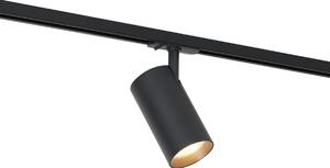 Modern spotlight svart för 1-fas skensystem - Iconic Mark
