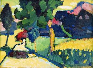 Wassily Kandinsky - Konsttryck Summer Landscape, 1909, (40 x 30 cm)