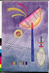 Bildreproduktion Leaning Semicircle, 1928, Wassily Kandinsky