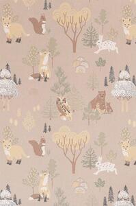 DEEP FOREST SOFT BEIGE Non woven / Easy up-tapet