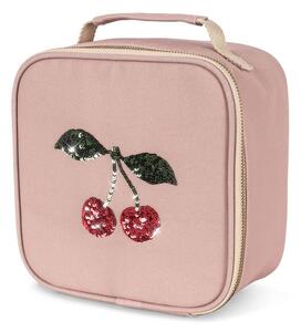 Konges Sløjd - CLOVER THERMO LUNCH BAG - Matlåda för barn - MAHOGANY ROSE - H20 x W20 x D10 cm