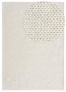 Mellby Offwhite 133x190 cm Ullmatta