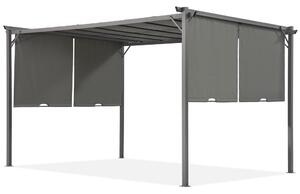 Antracitgrå pergola Sevilla 3x4m Garden Point