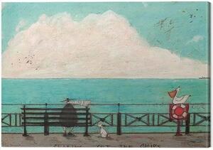 Canvastavla Sam Toft - Sharing out the Chips