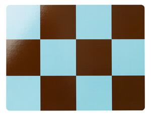 HEM - Check Placemat (Set of 2) - Light Blue/Chocolate - Bordstabletter - Arthur Arbesser