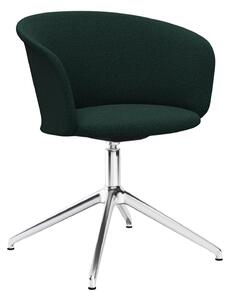 HEM - Kendo Swivel Chair 4-star Return - Pine/Polished - Kontorsstolar - Sabine Marcelis,LucidiPevere - Grön - Metall/Trä/Syntetiskt/Skum/Ull