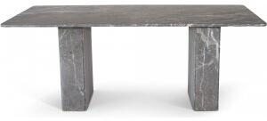Level grått matbord i marmor 200x100 cm - Marmormatbord, Marmorbord, Bord
