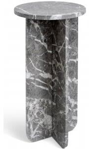 Level piedestal i grå marmor höjd 75 cm