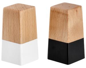 VEGA Salt- & Pepparkar Kayu kantig konisk; 4.5x9x4.5 cm (BxHxD); Bok