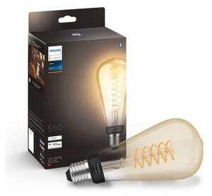LED Ljusreglerad glödlampa Philips Hue WHITE FILAMENT ST72 E27/7W/230V 2100K