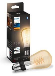 LED Ljusreglerad glödlampa Philips Hue WHITE FILAMENT ST64 E27/7W/230V 2100K