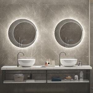 Badrumsspegel Rund med LED-belysning-Lajas Varm Vit 3000k 60 cm Ej 0:- Ej 0:-