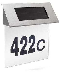 LED husnummer med solceller LED/1,2V IP44