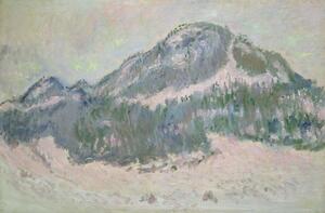 Claude Monet - Konsttryck Mount Kolsaas, Norway, 1895, (40 x 26.7 cm)