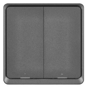 Switch 2-knapp GoSmart Tuya svart