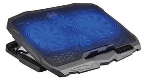 Kylplatta för laptop 4x fläkt 2xUSB svart