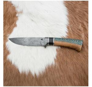 Exklusiv Damaskus kniv 12,7 cm ek/ebenholts