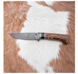 Exklusiv Damaskus kniv 12 cm bocote/ebenholts