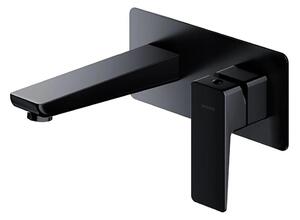 OMNIRES PM7415BL-Tvättställsblandare för dold installation PARMA matt svart