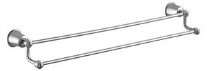 OMNIRES AL53226CR - Handdukshängare för vägg ART LINE 65 cm skinande krom