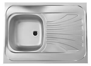 ALVEUS 1095618 - Diskho för kök CLASSIC 80x60 cm matt stål/satin