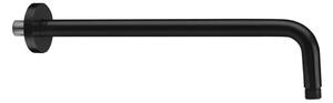 Sapho - Duscharm rund 40 cm matt svart