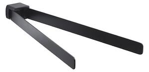 Gedy - Vägg roterande handduk hållare PIRENEI 36 cm matt svart