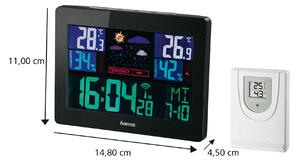 HAMA Vaderstation EWS-1400 Color Svart - HAMA