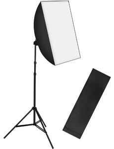 TecTake GmbH 400752 studiolampa med softbox, stativ och väska - svart