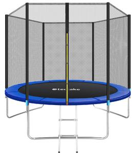 TecTake GmbH 403518 studsmatta garfunky med skyddsnät, upp till 80 kg - 305 cm