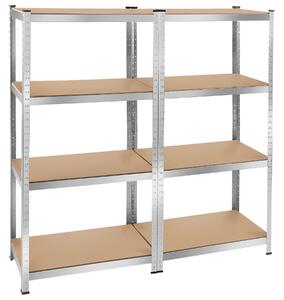 TecTake GmbH 405049 förvaringshylla i stål - 160 x 160 x 40 cm, 640 kg