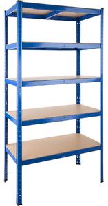 TecTake GmbH 405046 förvaringshylla i stål, 5 hyllplan - 1325 kg