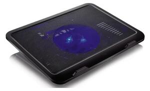 Kylplatta för laptop 1x fläkt 1xUSB svart