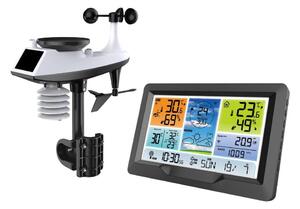 Solight TE90- Professionell väderstation med LCD-färgskärm och väckarklocka 3xAA