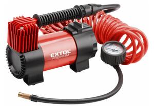 Extol Premium - Bilkompressor 12V med väska och tillbehör