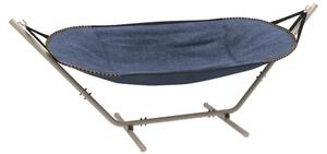 SACKit - Cobana Hammock - Hängmatta - Kirra Indigo / Taupe Alu Frame - L292 x W125 x H101 cm