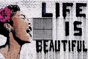 Poster, Affisch Banksy - Life is Beautiful, (91.5 x 61 cm)