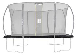 Studsmatta Kantskydd Stratos Rektangular 2,13x3,05 m - Svart