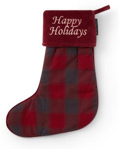 Lexington Happy Holidays Cotton Flannel Julstrumpa