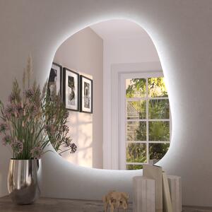 Organisk spegel med LED-belysning A36 66×76